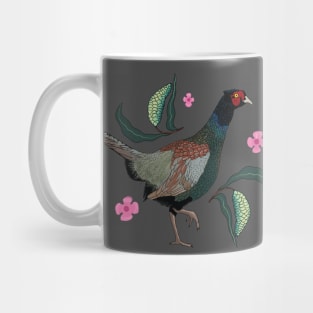 japanese pheasant Mug